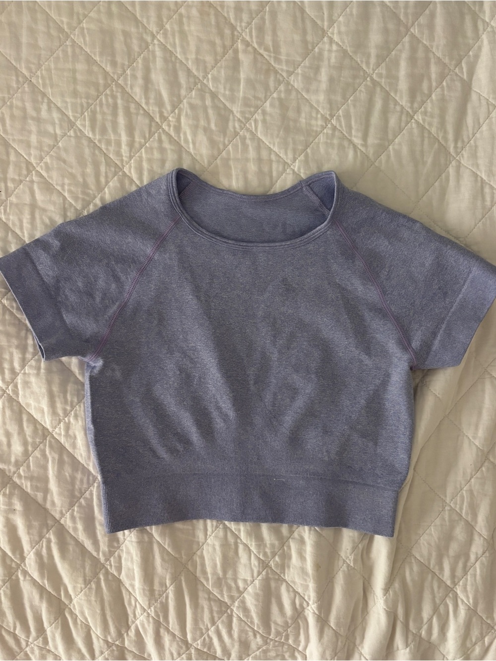 Lavender Seamless Active Crop Top
